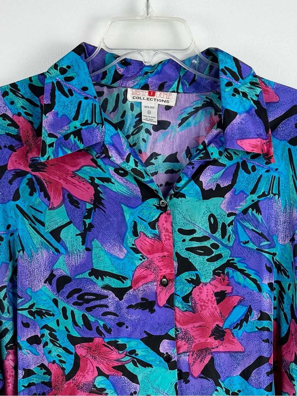 Stunt Collections Silk Blouse 2X - Picture 4 of 15